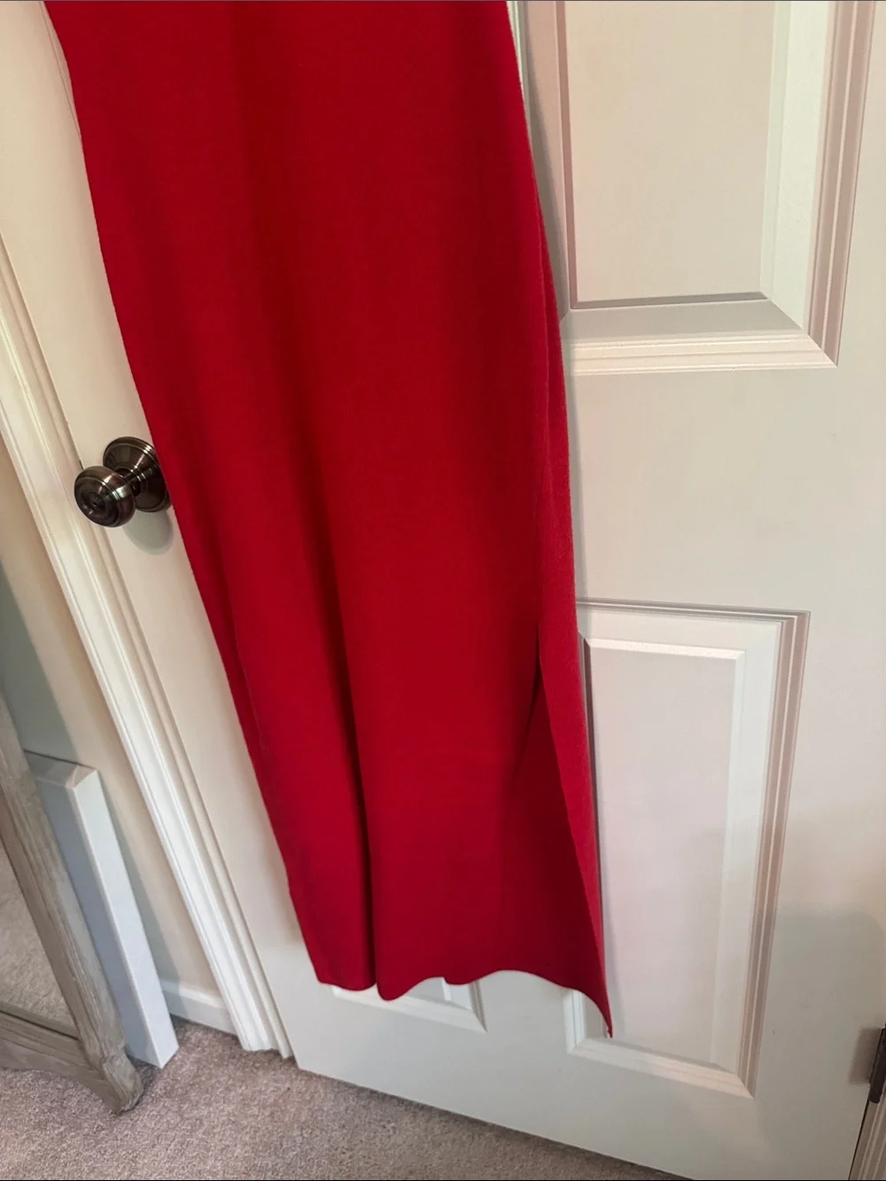 Abercrombie & Fitch Red Short-Sleeve bodycon knit Dress